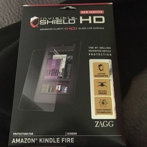 ZAGGinvisible shield HD amazon Kindle Fire screen