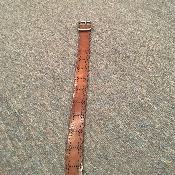 A&E leather belt