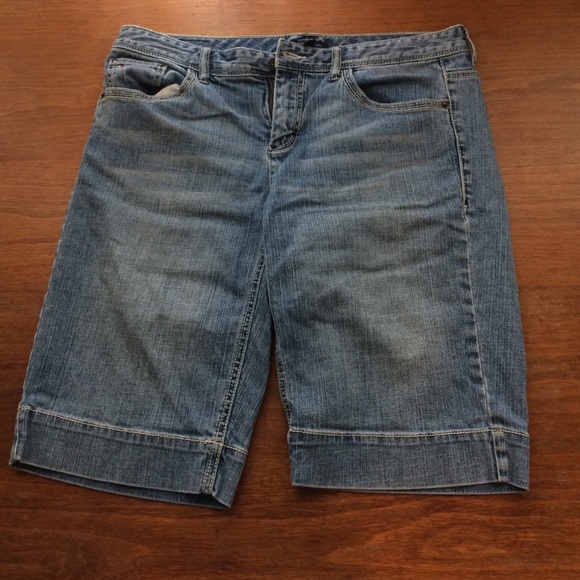 Denim Bermuda shorts