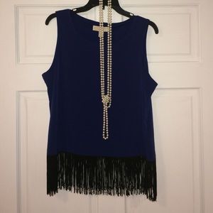 Michael Kors Sapphire Sleeveless Top