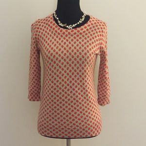 JCrew Merino Wool Cherry Sweater