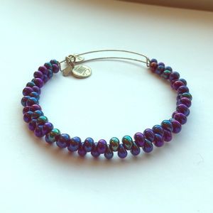 Alex and Ani Blue Beaded Bracelet