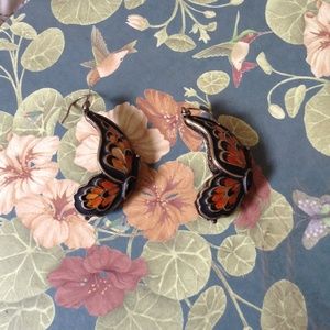 Lucky brand unique butterfly earrings