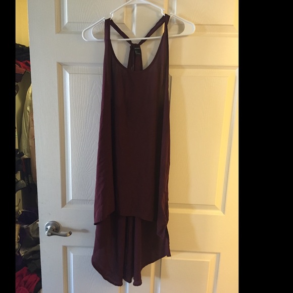 Dark chiffon tank top