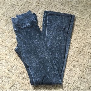 Acid Wash Yoga Pants
