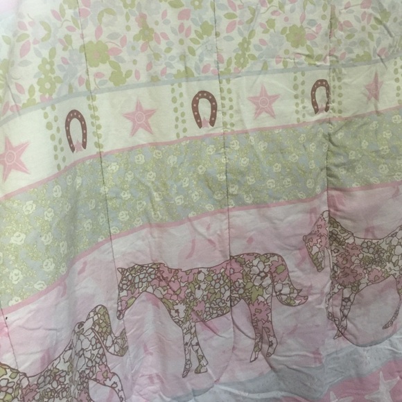 Girls Pink Horsey Twin Size Bedding!!🐴