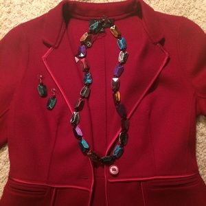 Handmade necklace and matching earrings