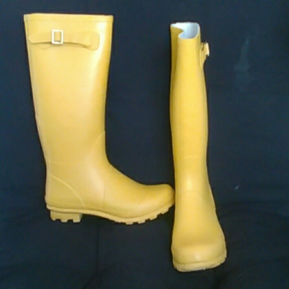 Yellow Rain boots