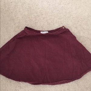 American Apparel corduroy circle skirt