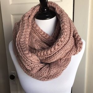 Pink Infinity Scarf
