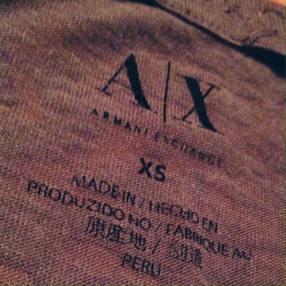 ⚡️FLASH SALE⚡️ Armani Exchange Burnout Tee - Picture 2 of 2