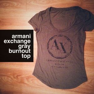 ⚡️FLASH SALE⚡️ Armani Exchange Burnout Tee