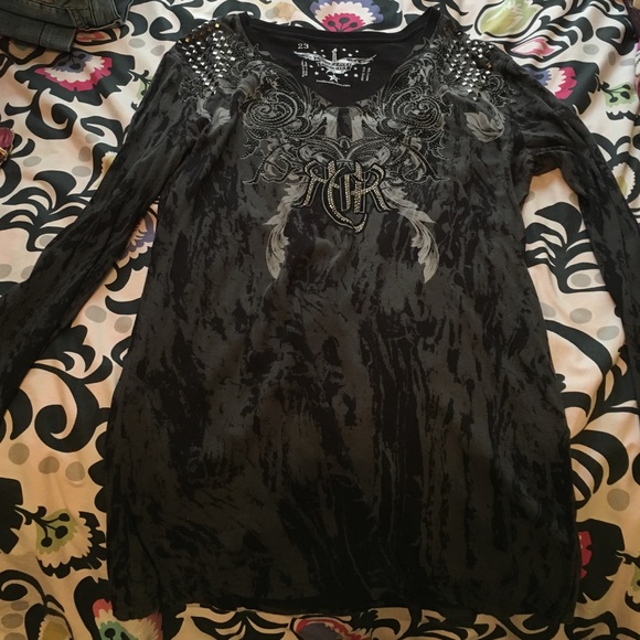 XL Black Long Sleeve Shirt