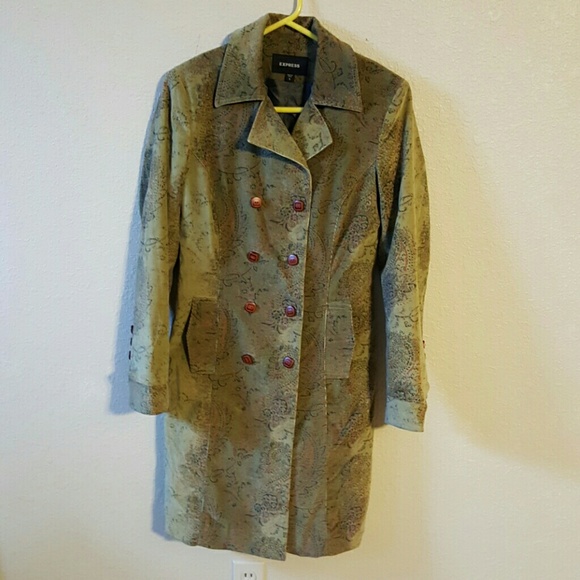 Express Corduroy Trench style jacket