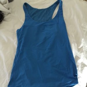 Blue lululemon tank