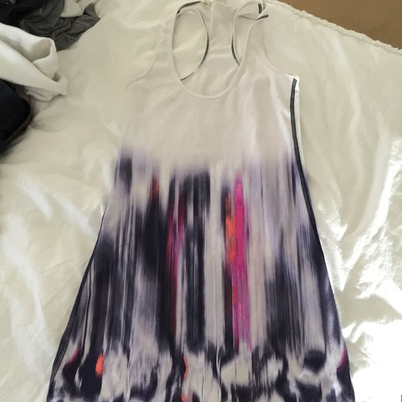 Cool racer back extra long tank