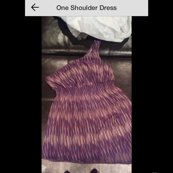 One shoulder dress from Charlotte Russe
