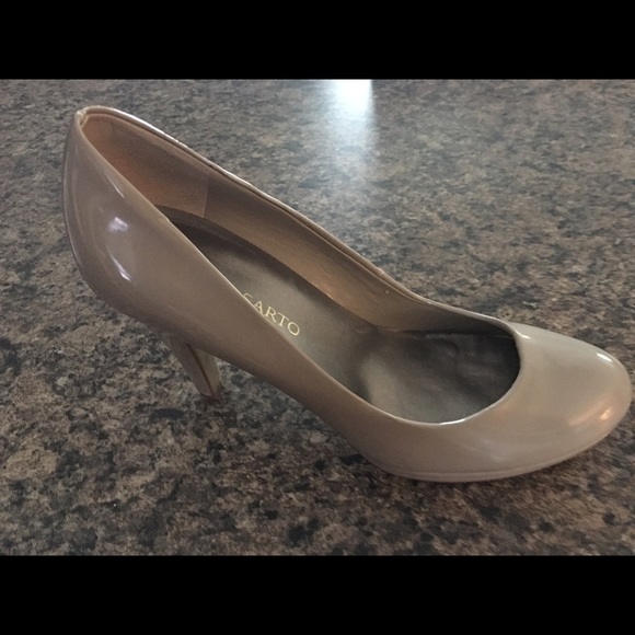 Franco Sarto Shoes - Franco Sarto Nude Platform Heels