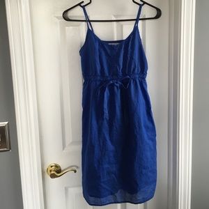 Blue Old Navy dress, pockets & adjustable straps