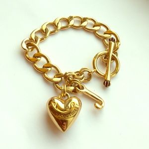 Juicy Couture Gold Charm Bracelet