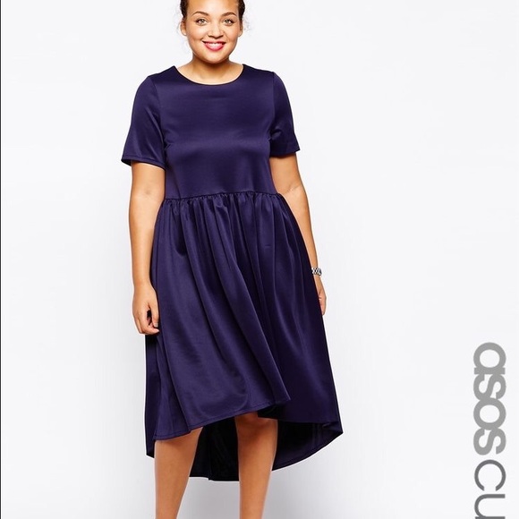 ASOS Dresses & Skirts - 🎉HP🎉 ASOS CURVE Exclusive Midi Dress w/ Dip Back