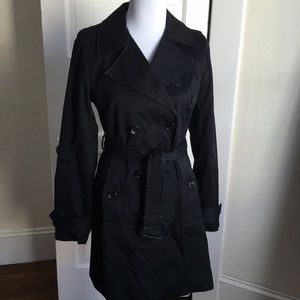 Black Banana Republic Trench Coat