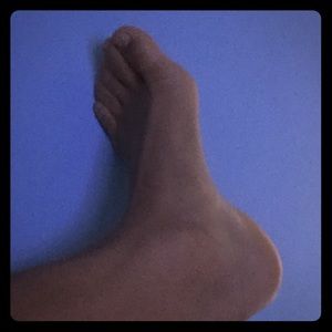 Human foot exclusive