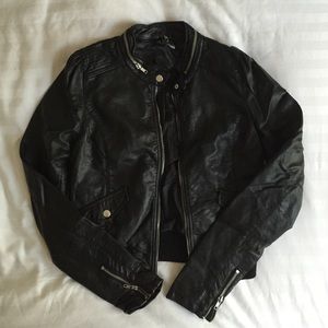 H&M faux leather jacket
