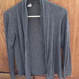 Grey cardigan