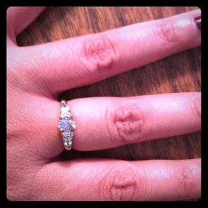 Light Blue Topaz Gold Ring