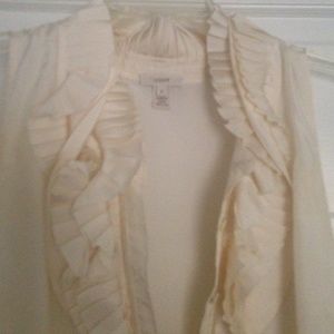 Classic silk sleeveless top by JCrew.