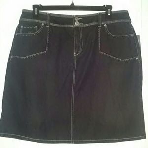 Christopher & Banks Mini Denim Skirt