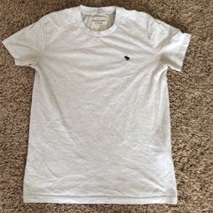 Mens White Abercrombie Tee