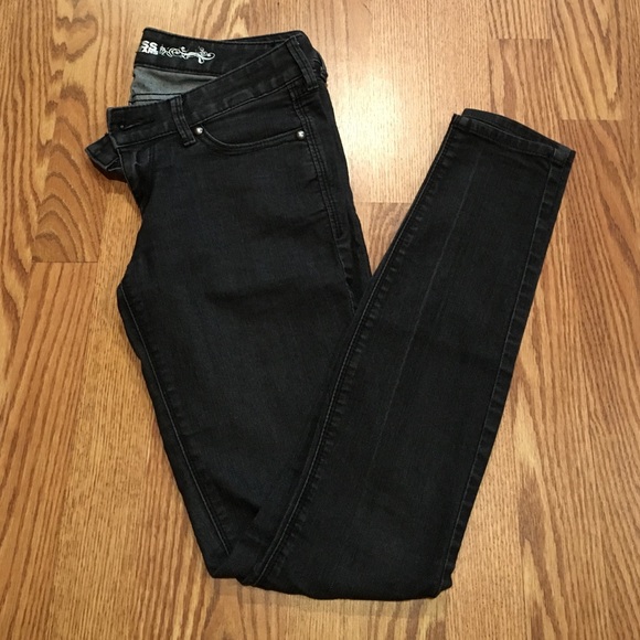 Dark Gray Low Rise Jean Legging- Size 0
