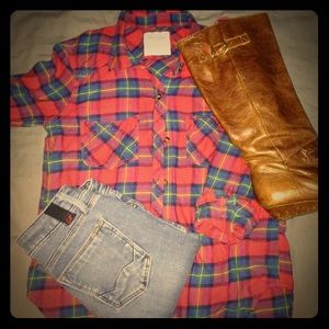 A&F flannel shirt