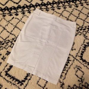 Foreign Exchange tan business skirt
