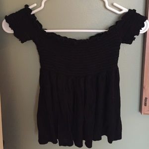 LA hearts baby doll off the shoulder tank