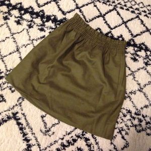Jcrew wool skirt with pockets