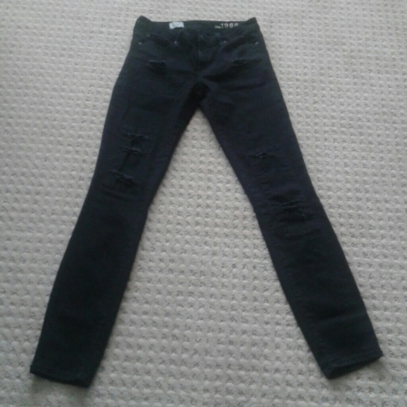 Gap black always skinny jeans