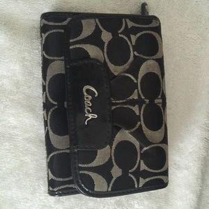 Coach trifold wallet