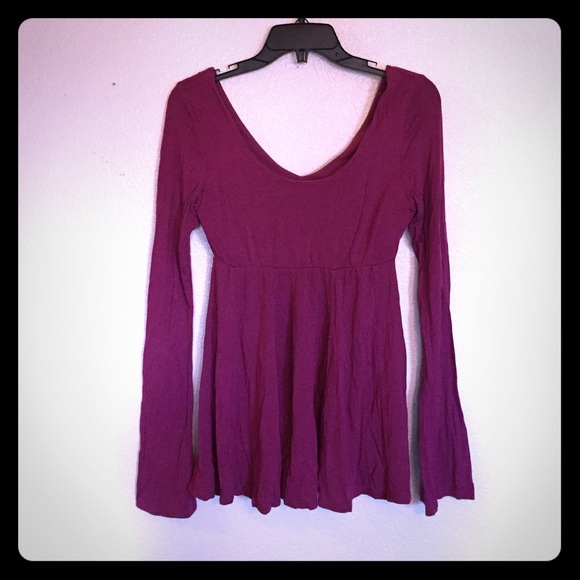 Victoria's Secret Moda Long Sleeve Babydoll Top