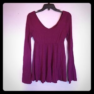 Victoria's Secret Moda Long Sleeve Babydoll Top