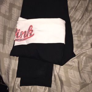 Pink Victoria secret yogas