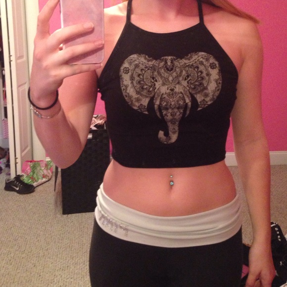 Elephant Crop Top