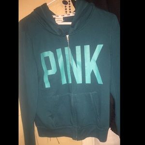 Turquoise blue VS zip up