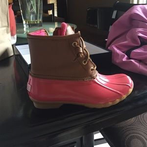 Saltwater Cognac Pink Sperrys