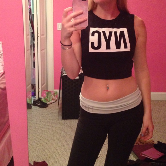 NYC cropped tank