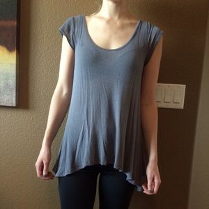 Cute grey loose and flowy t shirt