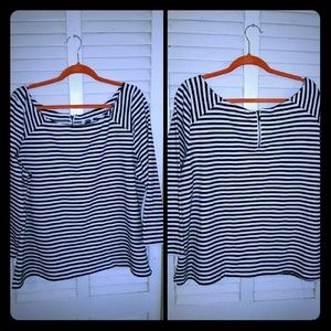 Old Navy Stripped Boat Neck Top