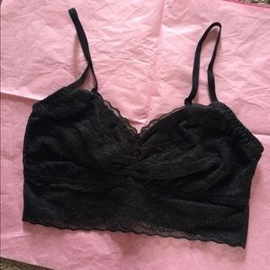 Lace medallion bralette